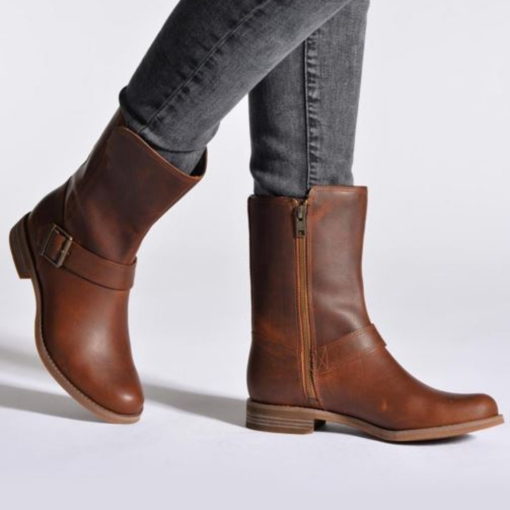 NWT Timberland Venice Park Biker leather boots
